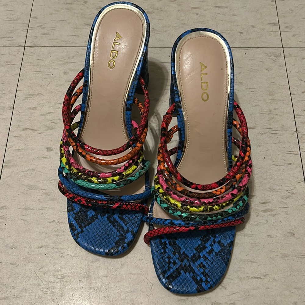 Aldo Snake Print Heel